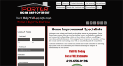 Desktop Screenshot of porterhomeimprovement.com